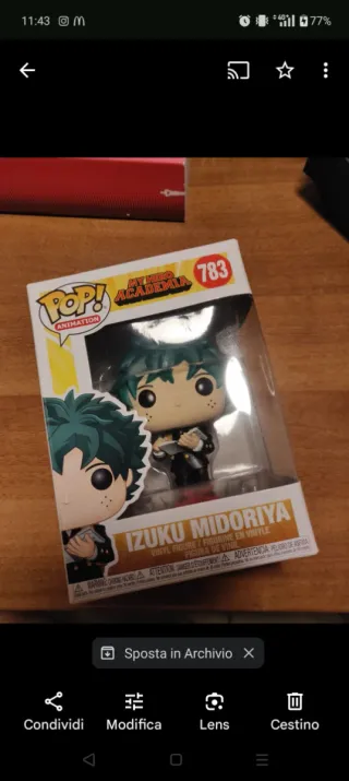 Funko Pop 783 Izuku My Hero Academia