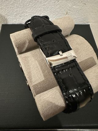 Reloj Frederique Constant Cronógrafo Plata Negro