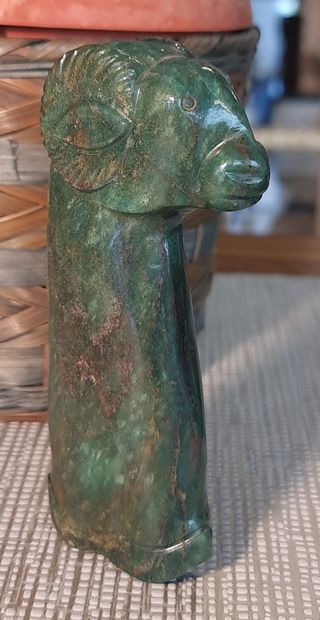 Empuñadura Khanjar Daga Mogol Carnero Jade