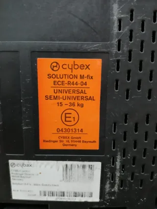 Silla de coche Cybex negra