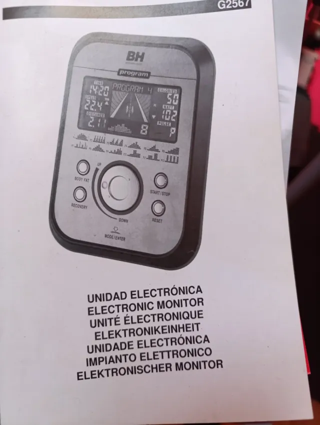 Elíptica BH SPAZIO PROGRAM G2567