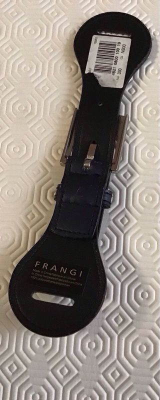 Fibbia in pelle blu per fai da te