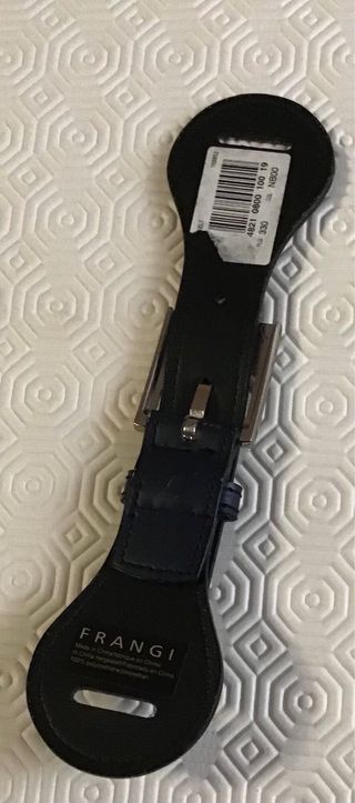 Fibbia in pelle blu per fai da te