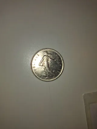 Moneta 5 Franchi Francese 1990