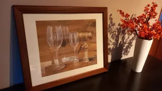 Cuadro Marco Nogal Chateau de Acorce.