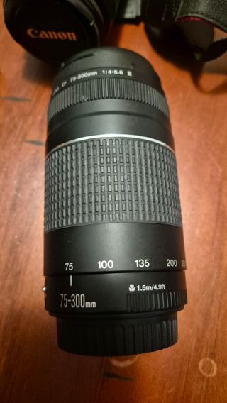 Cámara Canon EOS 550D + Lentes