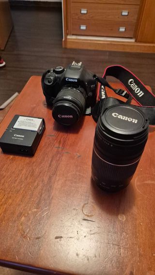 Cámara Canon EOS 550D + Lentes