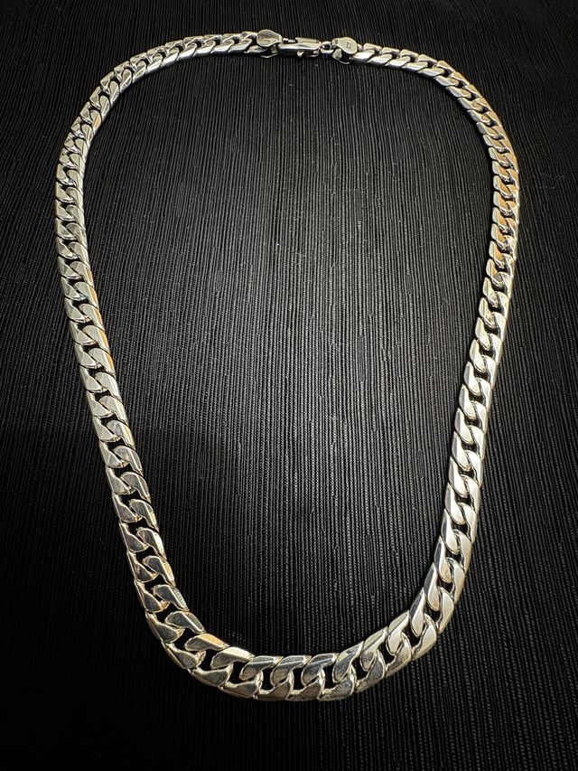 Cadena Cubana 925 Plata Esterlina 75g