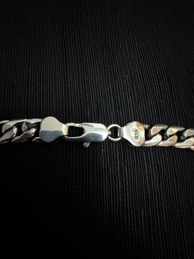 Cadena Cubana 925 Plata Esterlina 75g