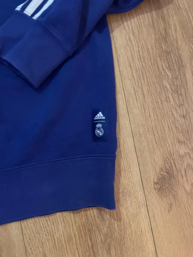 Sudadera Adidas Real Madrid Azul Talla M