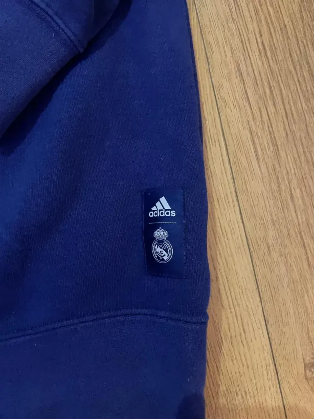 Sudadera Adidas Real Madrid Azul Talla M