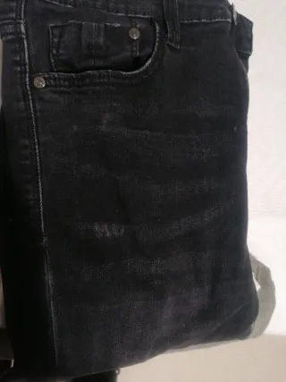 Vaqueros Stradivarius High Waist Negros Talla 38