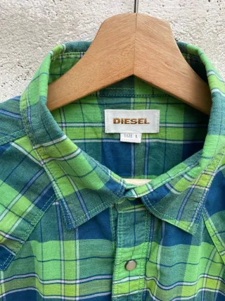 Camisa cuadros Diesel mujer Talla L
