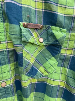 Camisa cuadros Diesel mujer Talla L