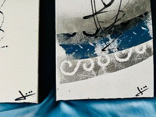 Pareja de Cuadros Abstractos