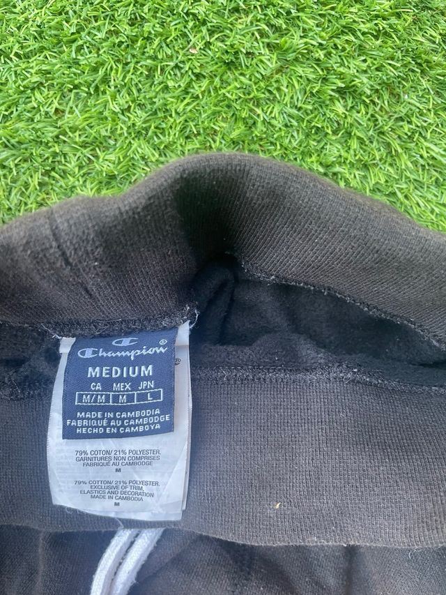 Chándal Champion Negro y Blanco