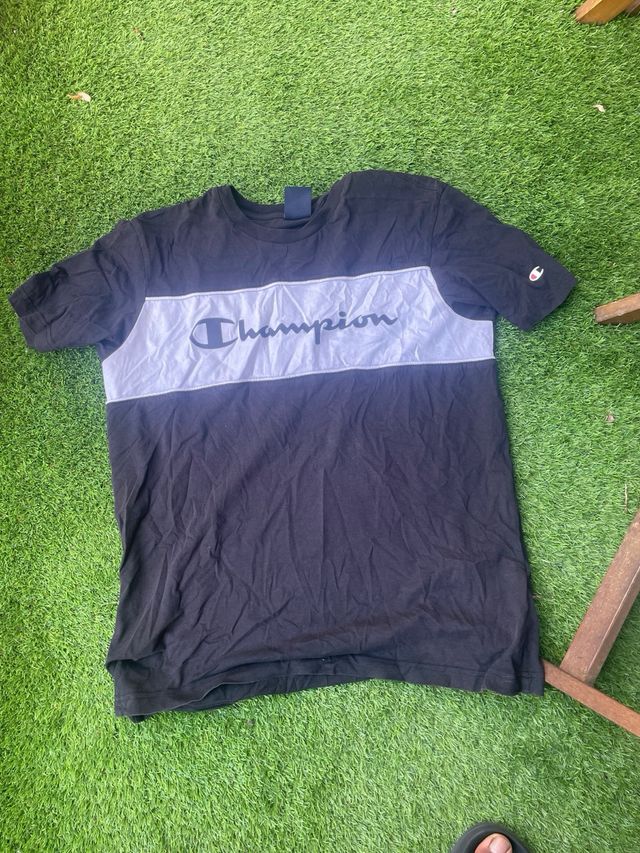 Chándal Champion Negro y Blanco