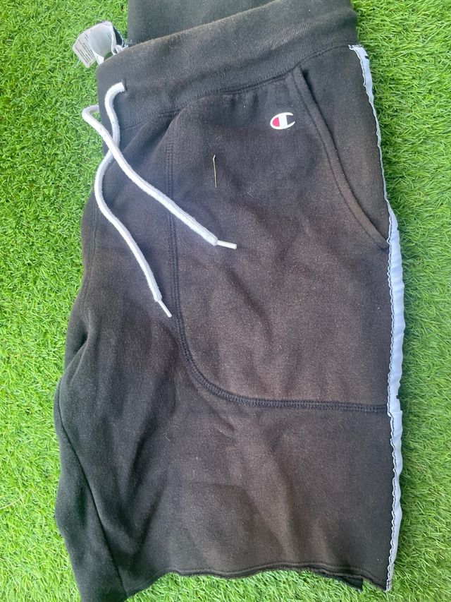 Chándal Champion Negro y Blanco