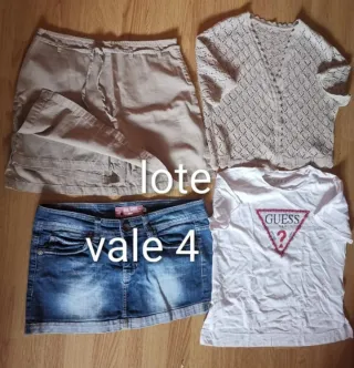 Lote Ropa Mujer: Falda, Chaqueta, Pantalón Corto