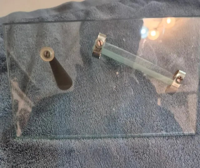 Stiloforo in vetro anni '50 con pennino in oro .