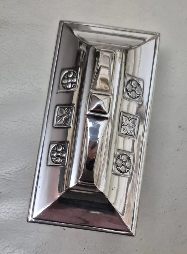 Stiloforo in vetro anni '50 con pennino in oro .