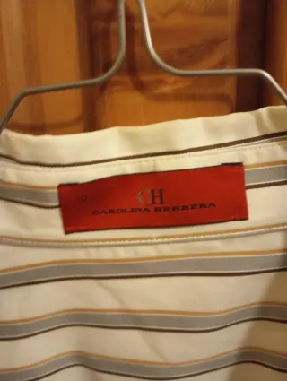 Camisa Carolina Herrera Rayas Mujer