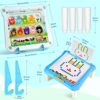 Juego 2 en 1: Laberinto Magnético y Tablero Dibujo