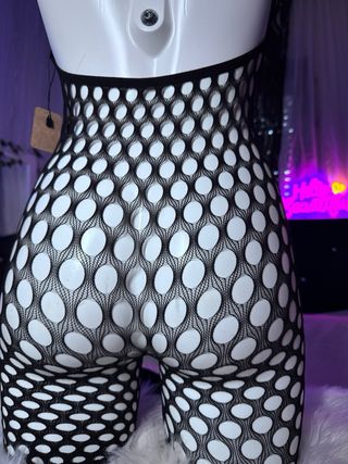 Body malla negro talla única