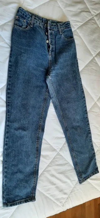 Pantalón vaquero mujer azul