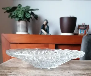 Frutero de Cristal Tallado