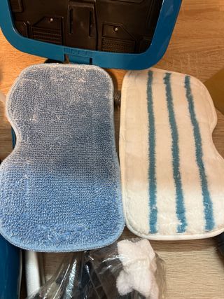 Vaporeta escoba azul