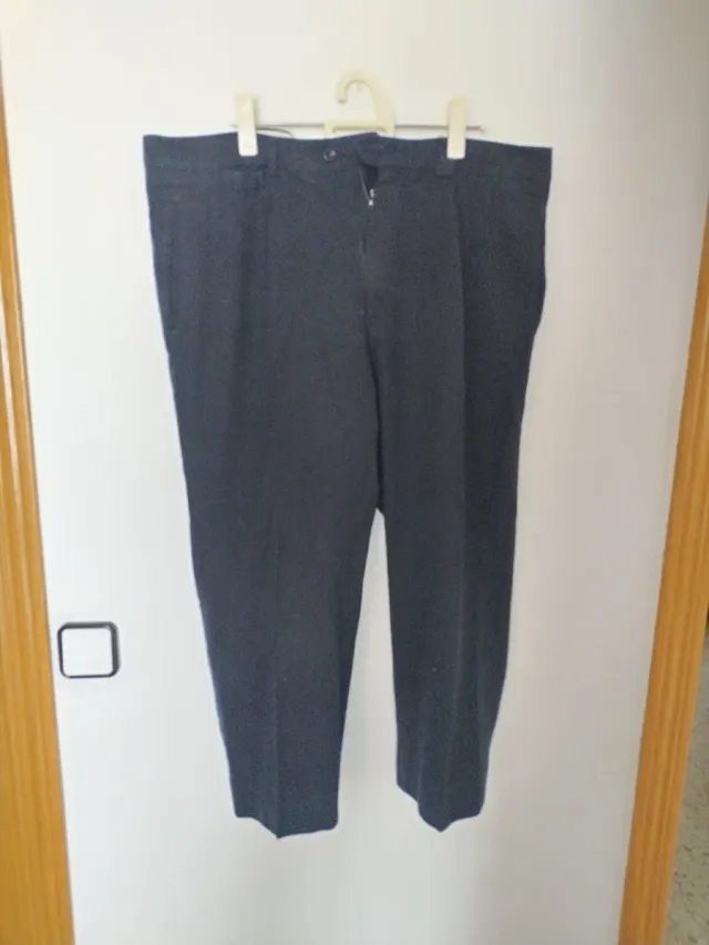 Pantalones Leandro Bustos Negro Talla Grande