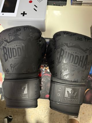 Guantes de Boxeo Buddha 14 oz Negros