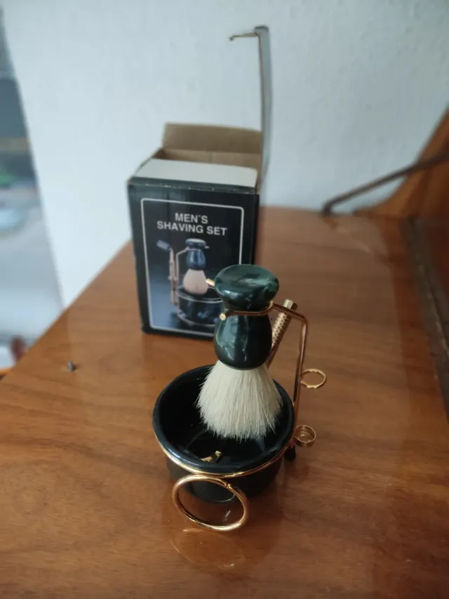 Set de afeitado hombre brocha y cuenco