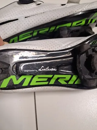 Zapatillas Ciclismo Carretera Blancas