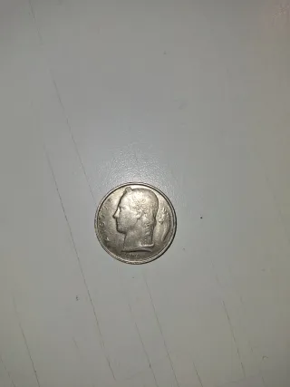 Moneta Belgio 5 Franchi