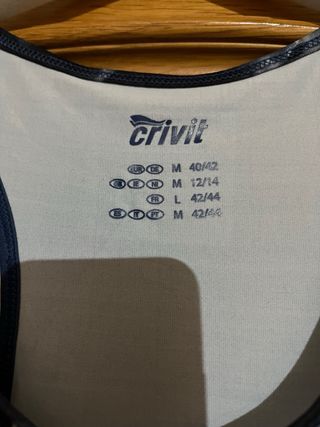 Camiseta deportiva Crivit tirantes M