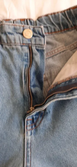 Pantalón vaquero mujer azul claro
