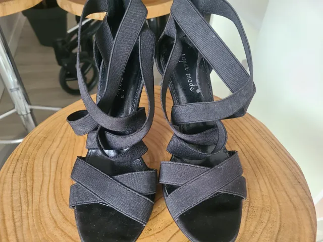 Scarpe col tacco Super mode nere