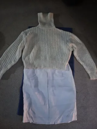 Conjunto Blusa y Jersey Blanco