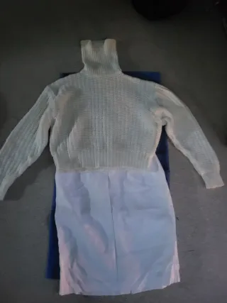 Conjunto Blusa y Jersey Blanco