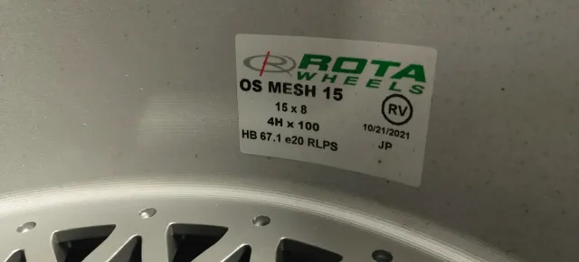 Llantas Rota OS Mesh 15x8 4x100