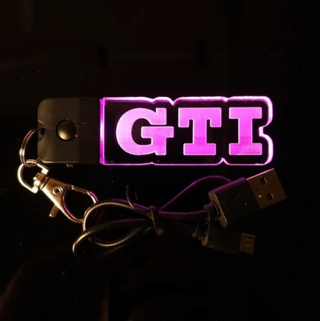 Llavero LED VW Volkswagen GTI Logo - Multicolor