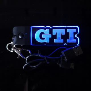 Llavero LED VW Volkswagen GTI Logo - Multicolor