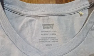 Camiseta Levi's chica azul claro M