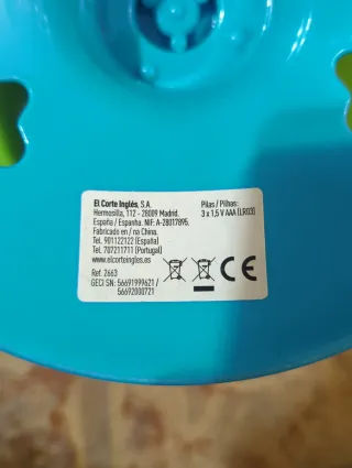 Tambor musical infantil