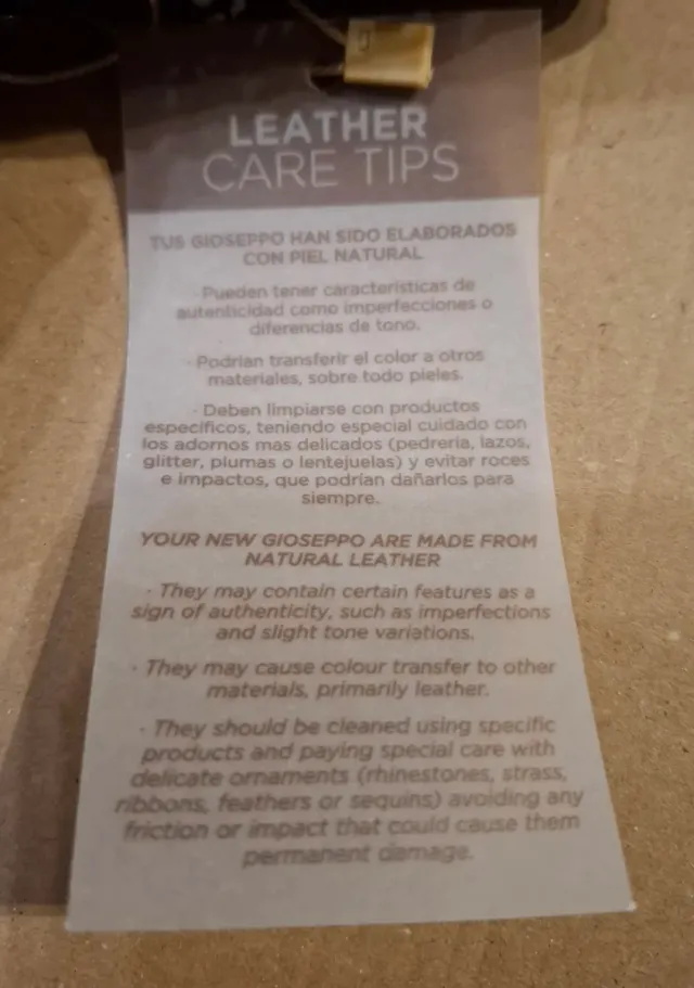 Manoletinas Gioseppo piel negras T40