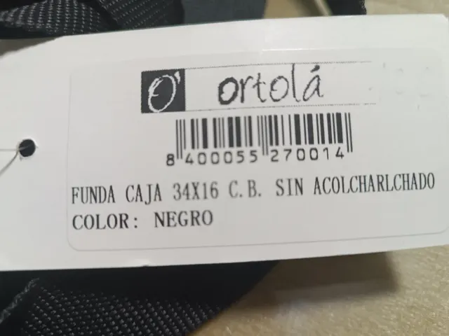 Funda Ortolá 34x16 sin acolchar a estrenar