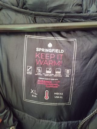 Chaqueta Springfield Thermolite Gris Talla XL