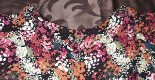 Vestido largo estampado floral mujer